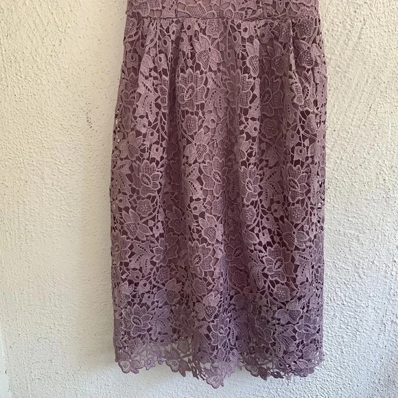 ASTR The Label Lace Midi Dress In Lilac Purple Size Small - Picture 4 of 9